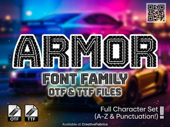 Armor: The Typeface with a Tough-and-Tactical Soul