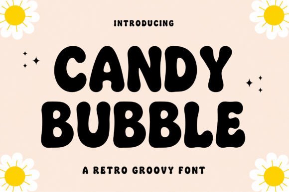 Candy Bubble: A Playful Retro Font for Creative Projects