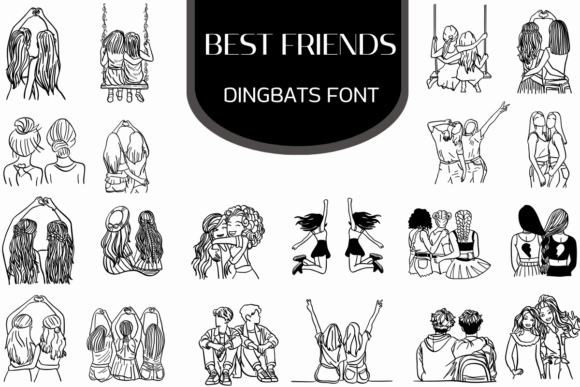 Celebrate Connection with the Best Friends Font