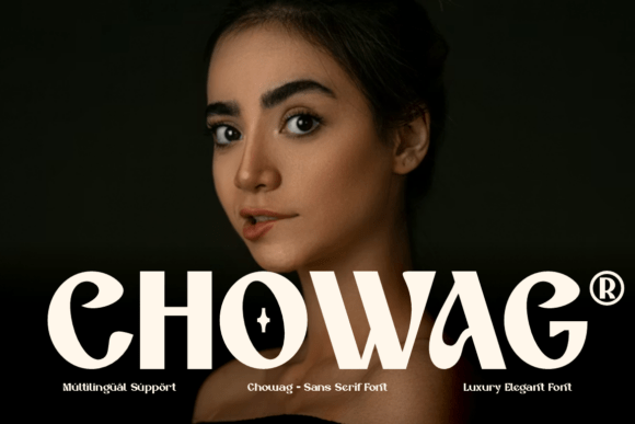 Chowag: The Bold Display Typeface for Authentic Branding
