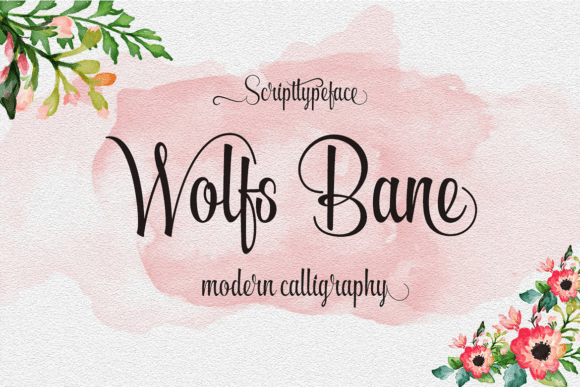 Command the Spotlight with Wolfs Bane Font