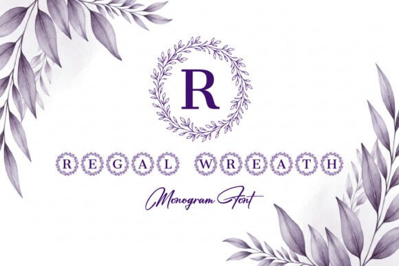 Defining Prestige: The Regal Wreath Monogram