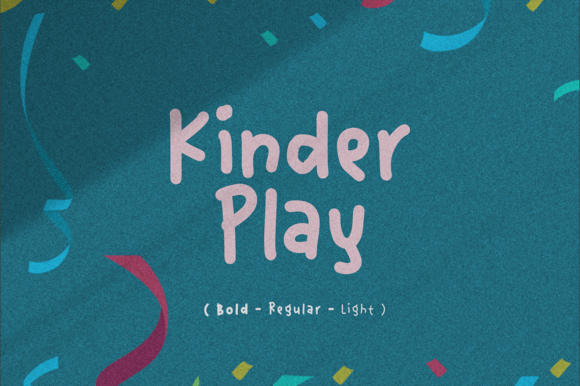 Discover the Friendly Charm of the Kinder Play Font