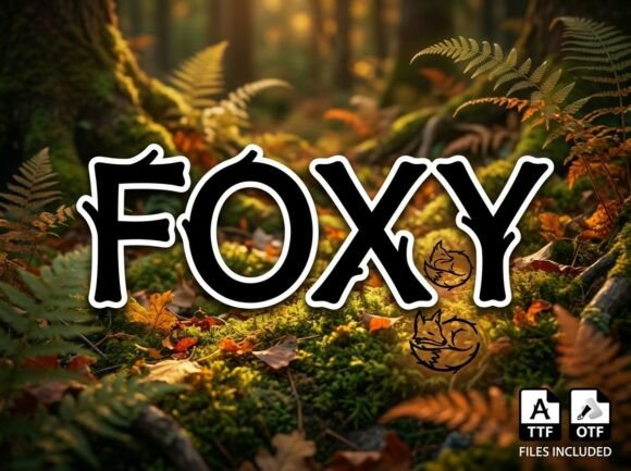 Foxy: The Decorative Display Font That Commands Attention