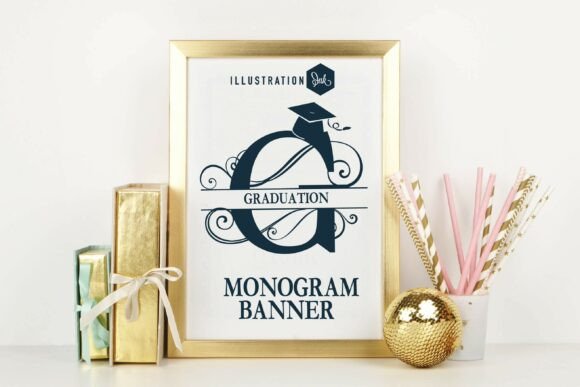 Graduation Monogram Banner Family: Craft a Timeless Academic Tribute