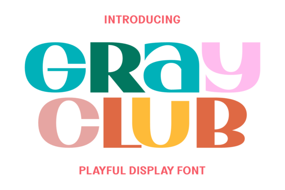 Gray Club: A Playful Font for Creative Projects