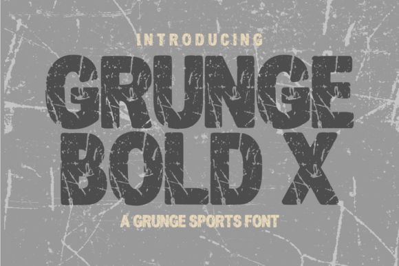 Grunge Bold X: The Typeface for Unstoppable Branding
