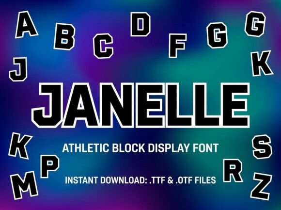 Janelle: The Typeface for Varsity-Level Branding
