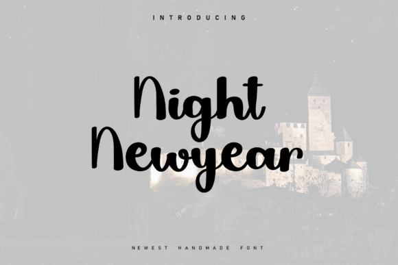 Night Newyear: The Handwritten Font for Authentic Design