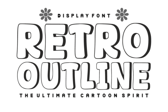 Retro Outline: A Fun, Hand-Drawn Display Font