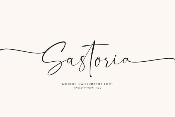 Sastoria: The Modern Calligraphy Font for Effortless Elegance