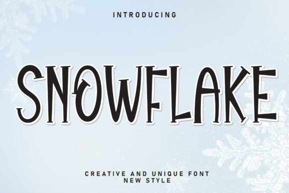 Snowflake: A Handwritten Font for Invitations and Branding