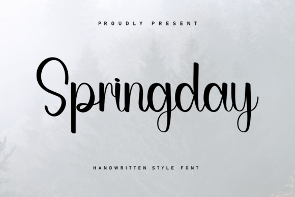 Springday: The Handwritten Font for Modern Elegance