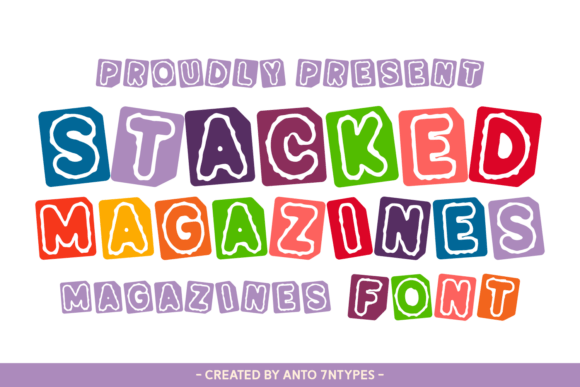 Stacked Magazines: A Typeface with Editorial Edge