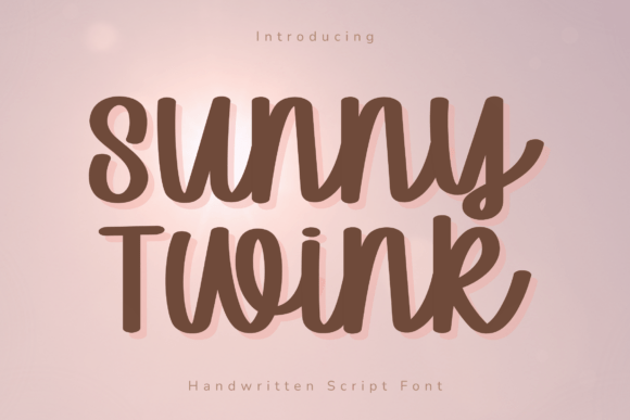 Sunny Twink: Your Go-To Font for Friendly, Handwritten Style