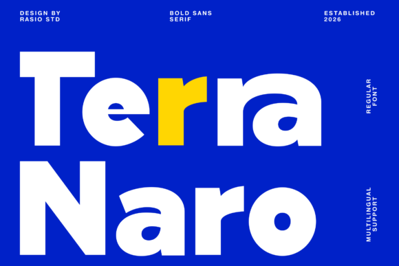 Terra Naro: A Bold Sans Serif for Modern Impact